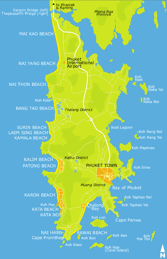 Discover Phuket map 